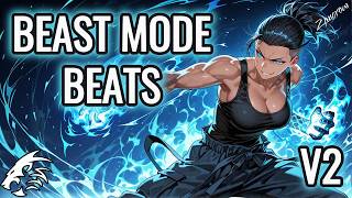 [1 Hour] BEAST MODE METAL BEATS V2⚡|  Aggressive Music for Gaming, Grinding & Workouts 🔥