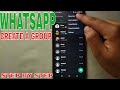 ✅ How To Create A Group On WhatsApp 🔴