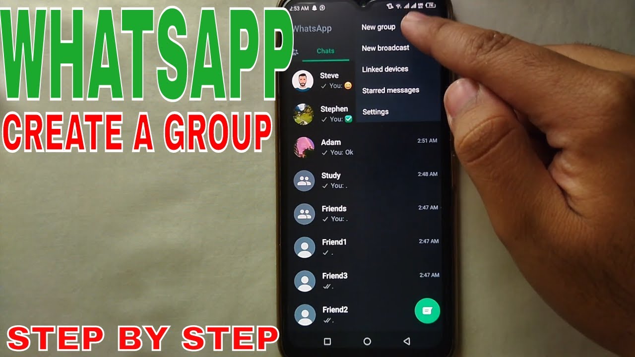 How to create a group in a group on WhatsApp? Tipseri