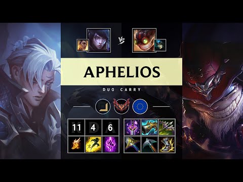 Aphelios ADC vs Ziggs: Legendary - EUW Grandmaster Patch 25.S1.1