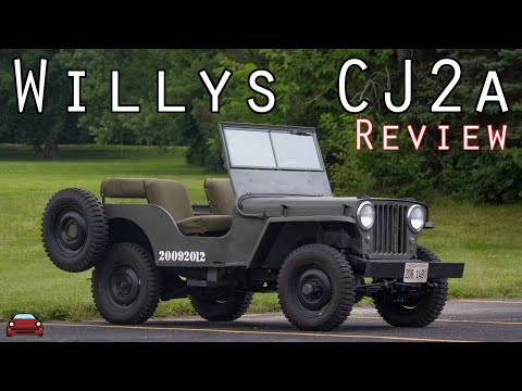 1947 Willys CJ2A Review - The Post-War Civilian Jeep!