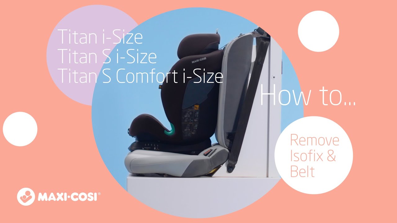 How to install Isofix + Belt