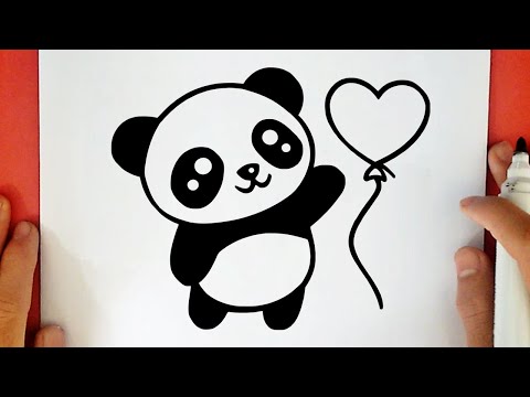 COME DISEGNARE UN PANDA KAWAII
