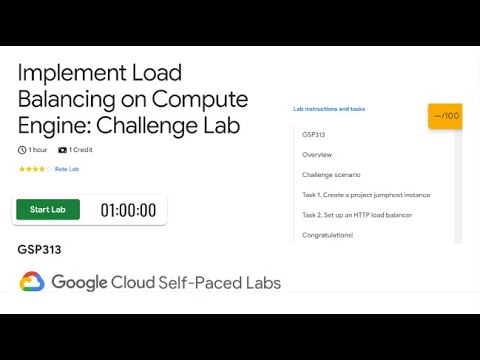 Implement Load Balancing on Compute Engine: Challenge Lab | GSP313