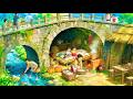 A Peaceful Life Under The Old Bridge Simple But Full Of Happiness Ghibli Style Video