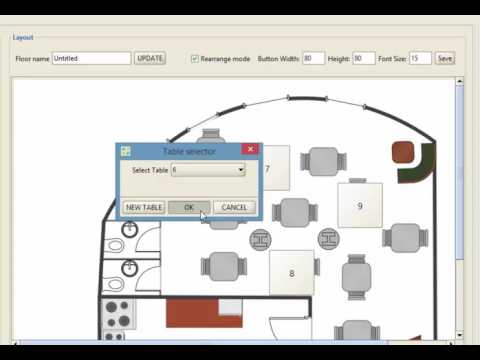 Floreant POS Floorplan and Table Setup