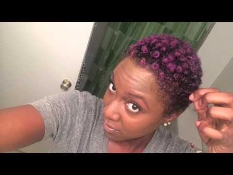 How to curl short natural hair