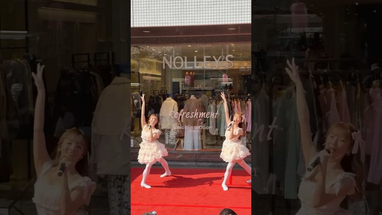 自由が丘さくら祭りで #pinkに染まって  も踊ったよ🩰🌸#バレエ #バレエダンサー #さくら祭り #balletdancer #ballet