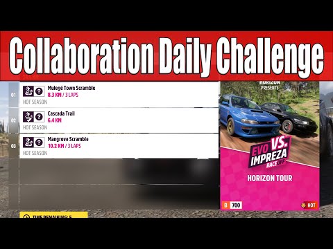 Forza Horizon 5 Collaboration Daily Challenge Complete a Horizon Tour