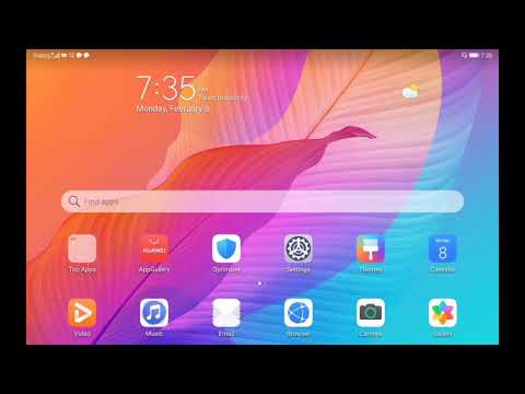 Huawei Matepad T10s Settings