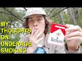 MY THOUGHTS ON UNDERAGE SMOKING