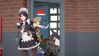 ZZZ ellen joe x miyabi x zhu yuan x trigger mmd #zenlesszonezero #animation  #recommended #ellenjoe