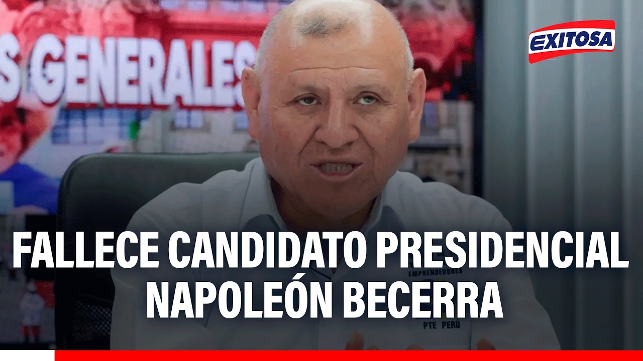 🔴🔵 Fallece en accidente en Ayacucho el candidato presidencial Napoleón Becerra