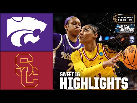 Sweet 16: Kansas State Wildcats vs. USC Trojans | Women’s NCAA Tournament | Full Game Highlights