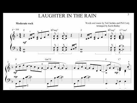 Laughter in the Rain Piano Performance Video