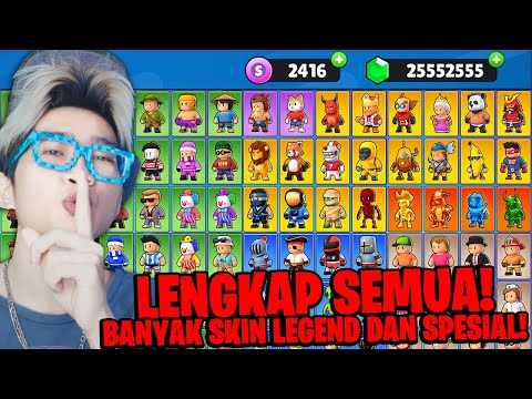 TOP UP 2 JUTA GEM BELI SEMUA SKIN YANG ADA DI STUMBLE GUYS!!! DAPET SKIN SPESIAL 8X !!!