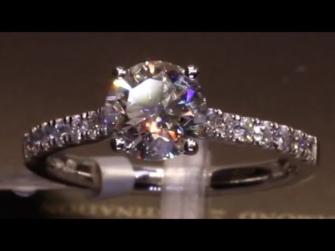 #69091 | T1.49ct/C1.25ct | Round Brilliant Solitaire Diamond Engagement Ring | Set in Platinum