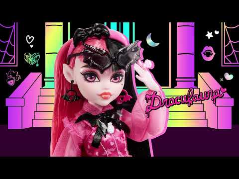 MONSTER HIGH lėlė Drakulaura video