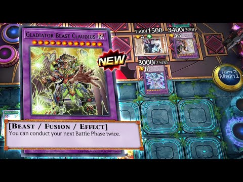 Main Phase 3? We got Battle Phase 2! Gladiator Beast INSANE! Yugioh Master Duel
