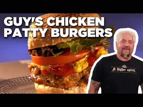Guy Fieri's Chicken Patty Burgers