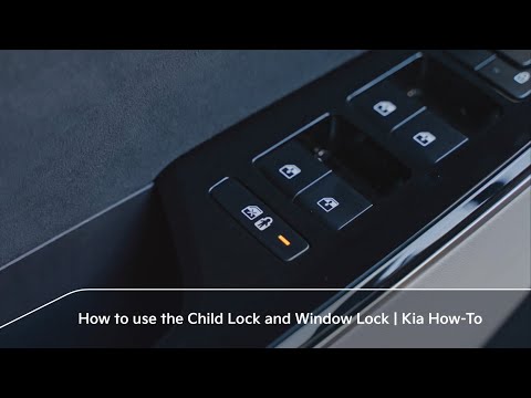 How to use the Child Lock and Window Lock | Kia How-To
