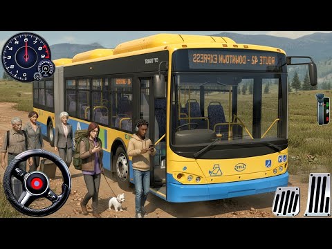Luxury Coach Bus Simulator 3D - Real Public Transport Simulator 2025 - Bus Game Android Gameplay