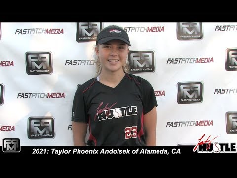 2021 Taylor Phoenix Andolsek Third Base and Outfield Softball Skills Video - Lady Hustle Clark