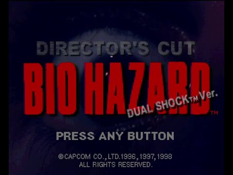 Biohazard Director's Cut Dual Shock Version (Jap) PS1 Game Full Run