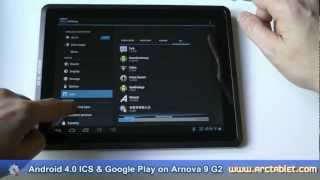 Arnova 9 G2 Android 4.0 ICS and Google Play with a custom firmware
