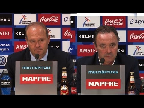 Rueda de prensa técnicos Levante UD 1 -- Real Betis 1 // J38 Liga BBVA