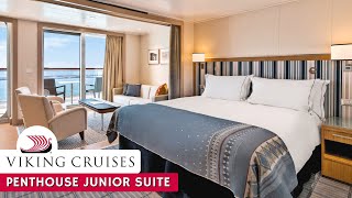 Viking Ocean | Penthouse Junior Suite Walkthrough Tour & Review 4K | Viking Ocean Cruises