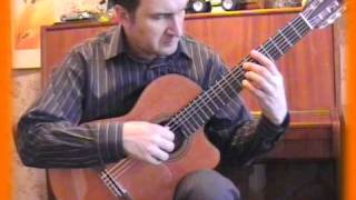 У камина, переложение для гитары
