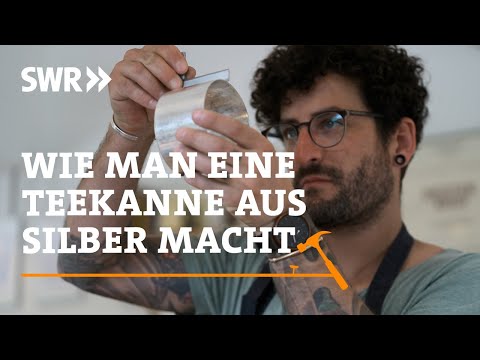 How to make a teapot from silver | SWR Handwerkskunst
