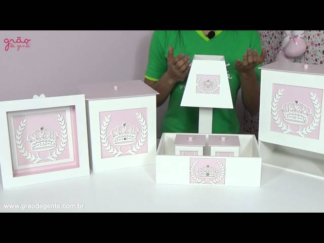Kit Higiene Completo Princesa Rosa | Ref: 45920
