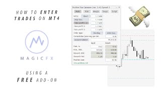 How to EASILY ENTER TRADES on MT4 / MT5 with a FREE ADD-ON: POSITION SIZE CALCULATOR (PSC)