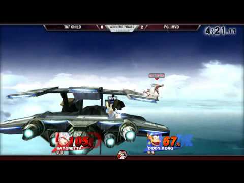 VS Weekly 8/18/16 - Winners Finals -  Child (Bayonetta) vs. MVD (Diddy) - Smash 4