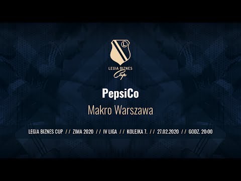 Skrót spotkania PepsiCo - Makro Warszawa ( Legia Biznes Cup Zima 2020 )