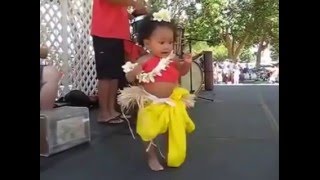 Tahiti Dance Baby - Cuteness Overload