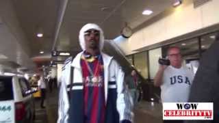 Snoop Dogg Spotted at LAX Airport