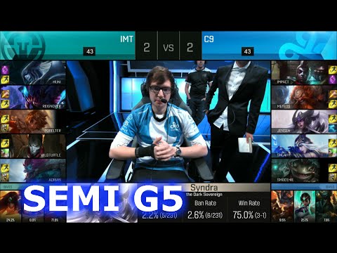 Immortals vs Cloud 9 | Game 5 Semi Finals S6 NA LCS Summer 2016 PlayOffs | IMT vs C9 G5 SF 1080p