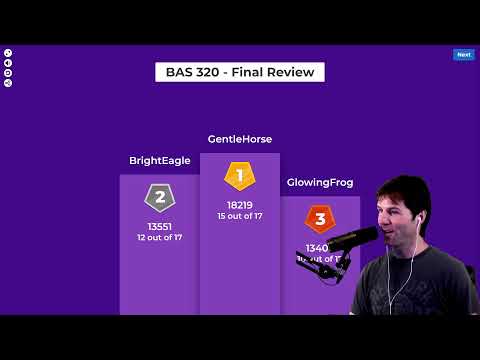 BAS 320 - Review for Final