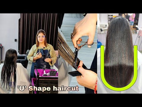 Very easy U Hair cut || how to U shape Haircut tutorial step by step Hindi | Sumansi Sahgal