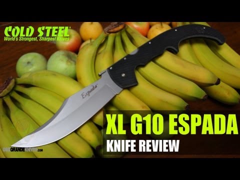 Cold Steel G10 Espada XL Knife (Ferrocious Beast!) | OsoGrandeKnives