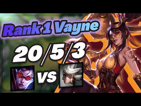 Vayne Vs Camille - Challenger Gameplay Rank 1 Vayne