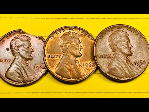 US 1962 Penny Worth $10,000 - United States Lincoln One Cent Coin
