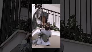 O vizinho do andar de baixo se acha esperto 😱 #shorts #filmes