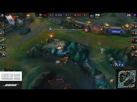 T1 Oner destroying DFM on Talon with Keria yumi