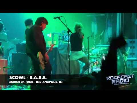 Scowl performs "B.A.B.E." in Indianapolis on March 24, 2025
