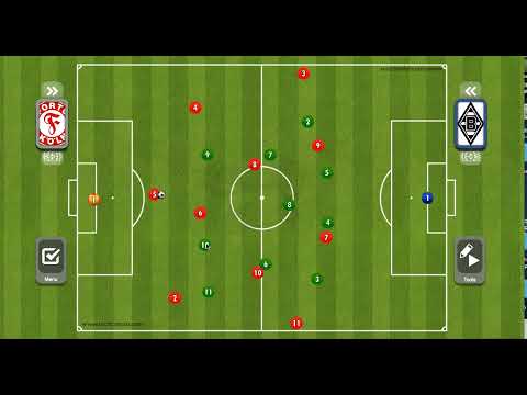 3-5-2 näher betrachtet gegen unterschiedliche Spielsysteme