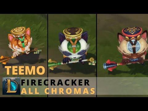 Firecracker Teemo All Chromas - League of Legends